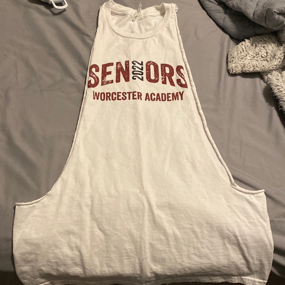Sleeveless SENIORS Worcester Academy Tshirt